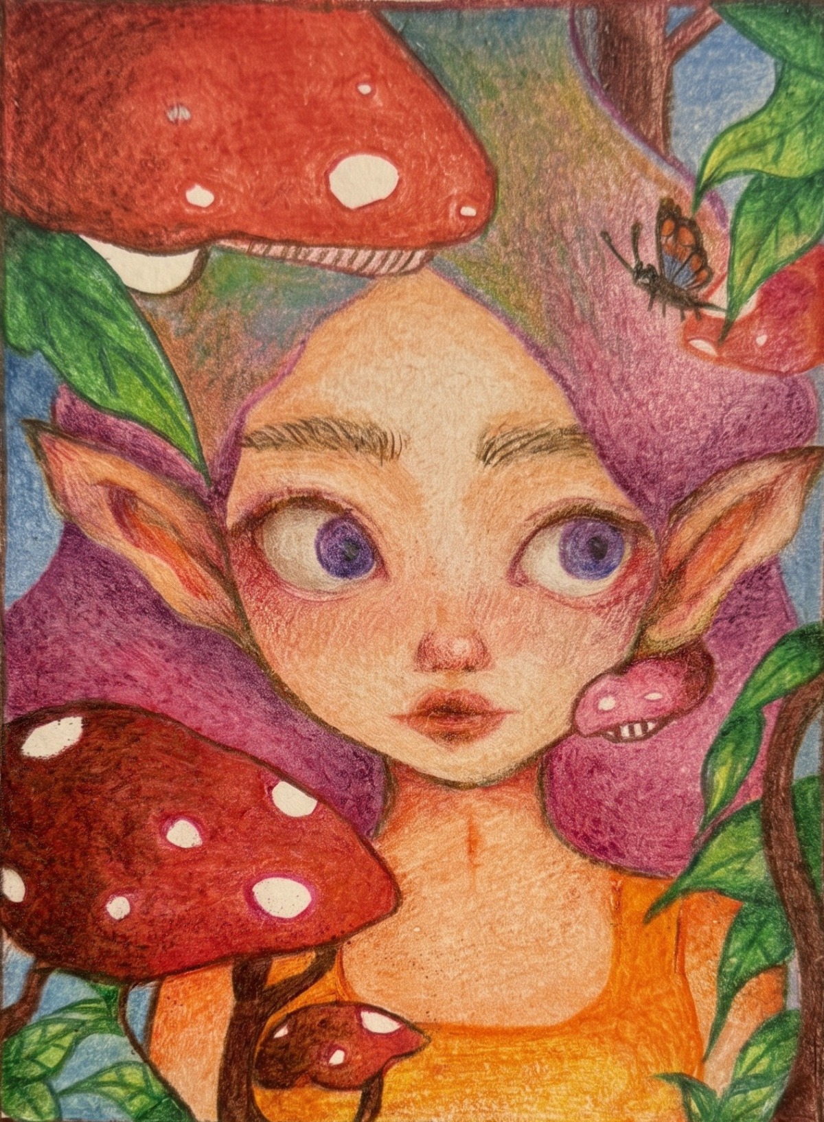 Mushroom Forest Girl