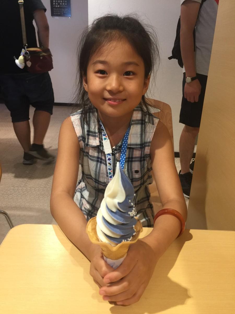Colorful ice cream